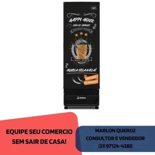 Cervejeira 565L Porta Cega Imbera 127v