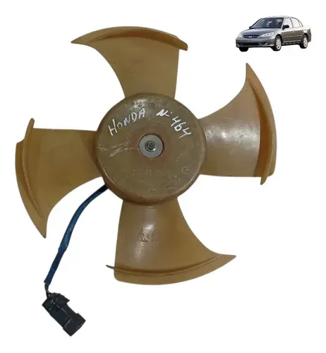 Helice Ventoinha Condensador Motor Honda Civic 2001 2005
