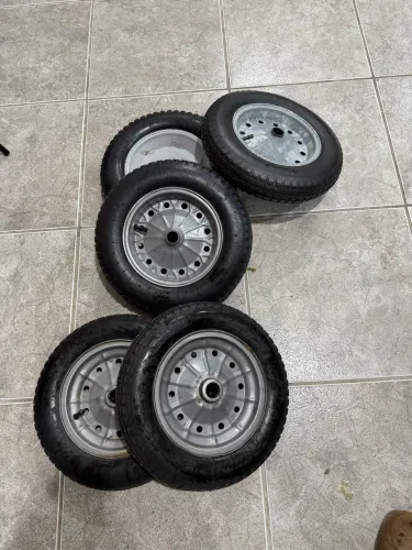 RODA NOVA CARRINHO DE MÃO COMPLETA 