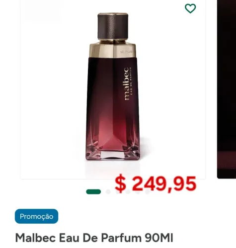PERFUNE DO BOTICÁRIO "MALBAC EAU DE PERFUM"