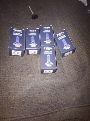 Vendo 5 lâmpadas para farois da marca Tiger modelo H7