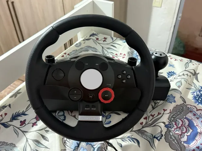 Volante Logitech Driving Force GT Com Pedais PS3/PC