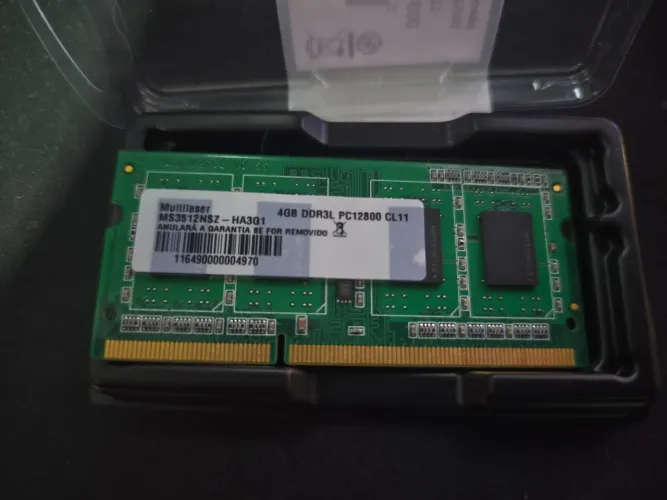 Memória ram sodimm DDR3L 4gb