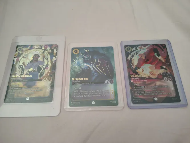 Lote 3 cartas encantadas Lorcana TCG