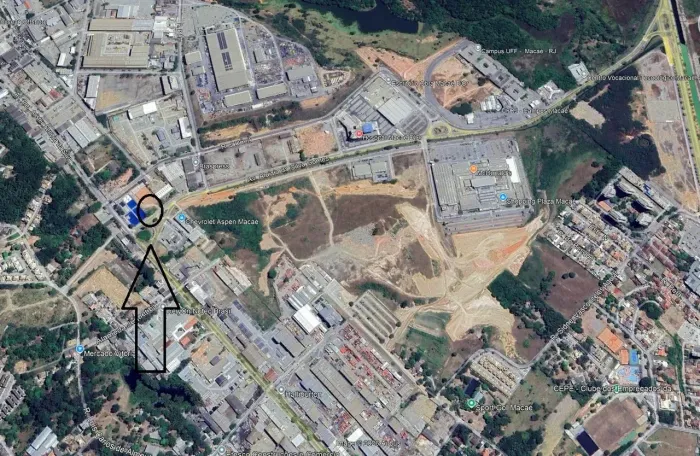 Área comercial com 2000 M², em frente a SERVEL GM, Novo Cavaleiros - Macaé - RJ