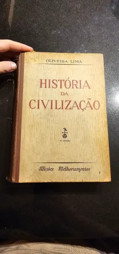 Livro raro- História da Civilização por Oliveira Lima