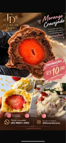Morango cravejado