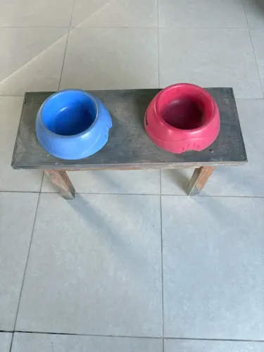 Banqueta para comedouro- cães grandes