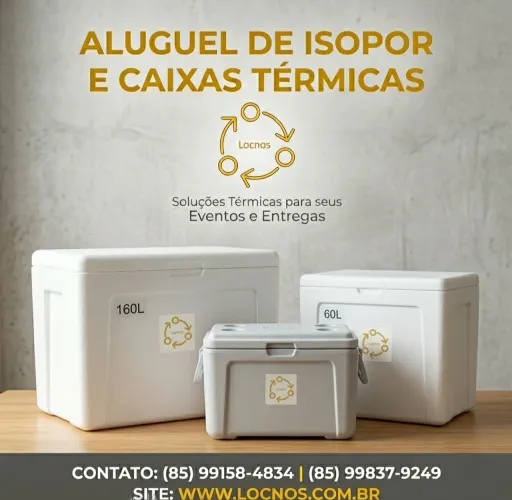 Aluguel de caixas termicas isopor cooler para eventos