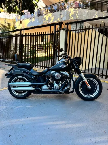 Harley Davidson Fat Boy Low Special 2011 Preta Fosca