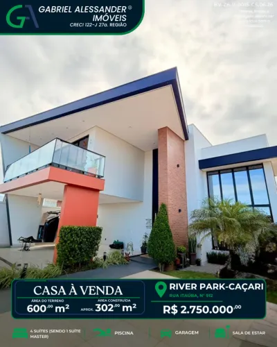 Rua Itaúba, n° 912, River Park - Caçari
