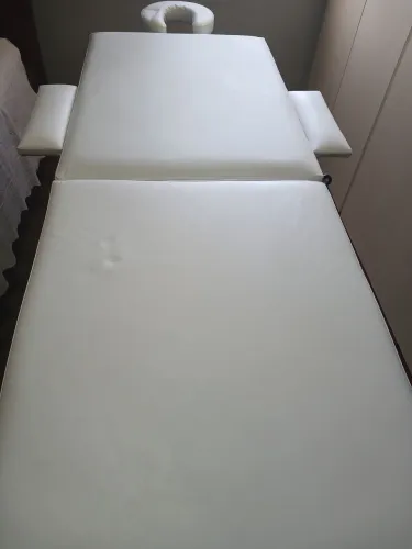 Maca dobrável com regulagem de altura - largura 65 cm (com apoio de braços 85 cm)