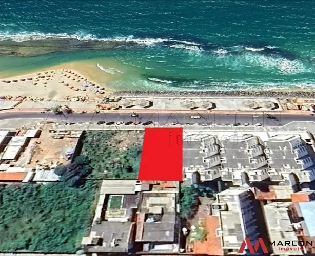 Terreno em Praia do Meio, frente ao mar, murado, 525m².