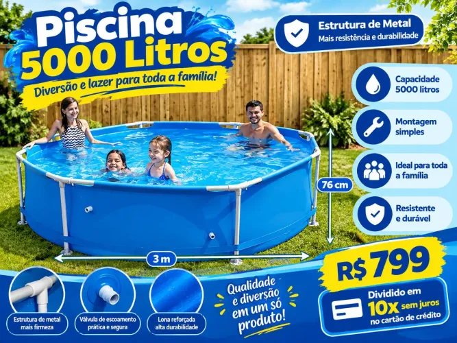 Piscina 5000 Litros 