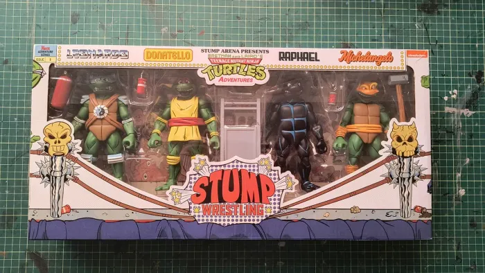 Tartarugas Ninja Tmnt Stump wrestling 4 Pack neca Toys