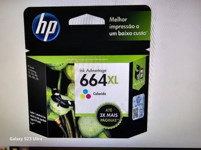 CARTUCHO DE TINTA COLORIDO IMPRESSORA HP DESKJET