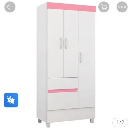 Guarda roupa infantil menina