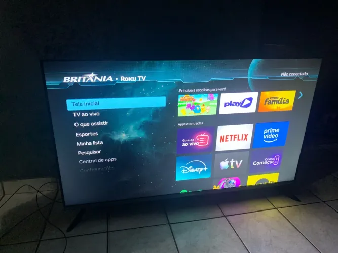 Tv nova sem detalhe