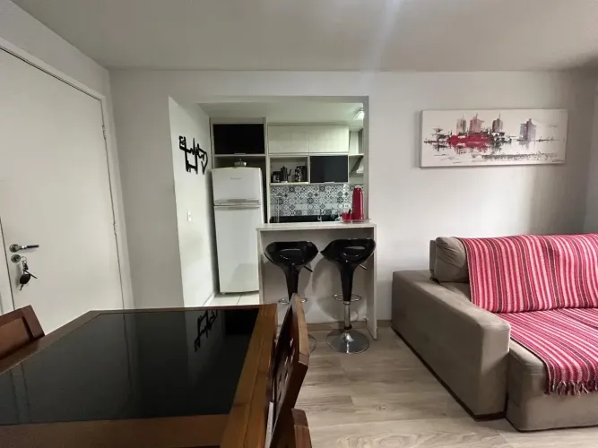 APARTAMENTO MOBILIADO COM SUÍTE
