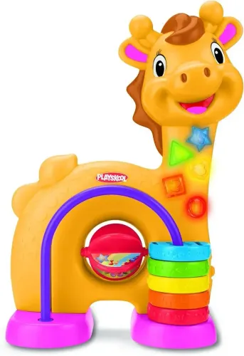 Girafa "Conte Comigo" (Playskool Learnimals)<br>Português e Espanhol.<br>Aprender e Dançar 