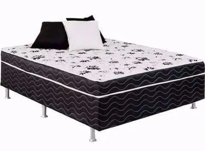Cama Box Casal Acoplada com 10cm de espuma Nova
