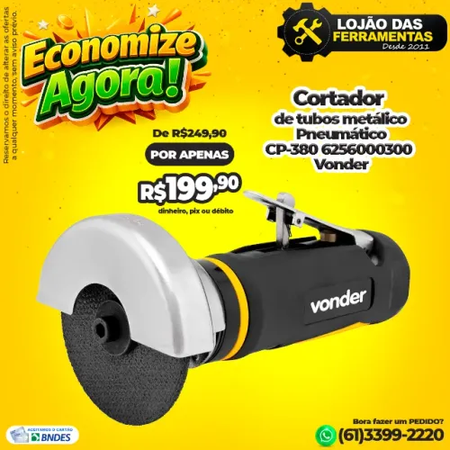 Cortador Pneumático CP-380 6256000300 Vonder