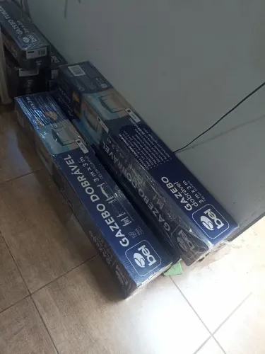 Tenda gazebo belfix dobrável 3x3m