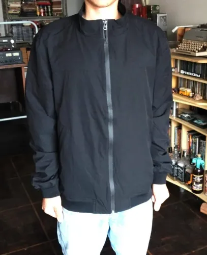 Jaqueta Zara Masculina - Preta - Tamanho G - Usado