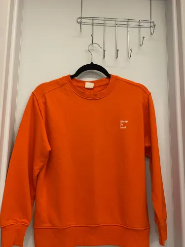 Moletom laranja, tamanho 11-12