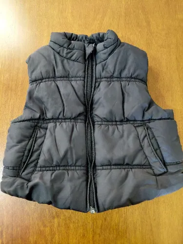 Colete Infantil Puffer Preto Renner Veste 1/2 anos