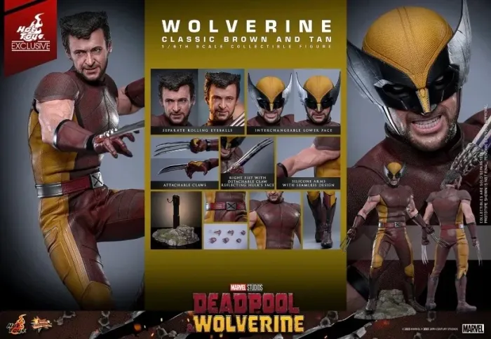 Hot toys Wolverine brown mms831