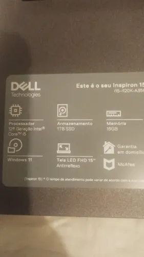 Vendo Notebook Novo