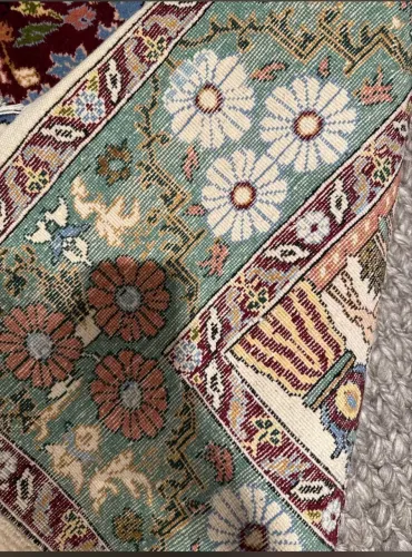 tapete marroquino artesanal lã pura feito à mão