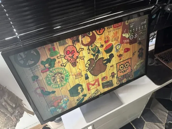 Monitor Dell 28? 4K Ultra HD S2817Q - Tela Funcionando Perfeitamente