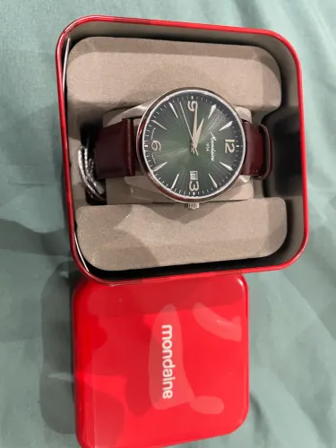 Relógio Mondaine 1954 automático presagie fundo de vidro