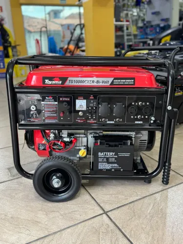 Gerador de Energia 9kva Monofásico 220v C/ Partida Elétrica - Toyama (Novo)