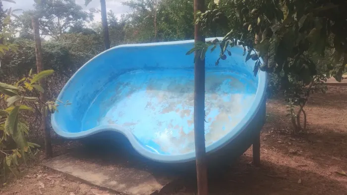 Piscina de fibra feijão preço: 2200 zap *