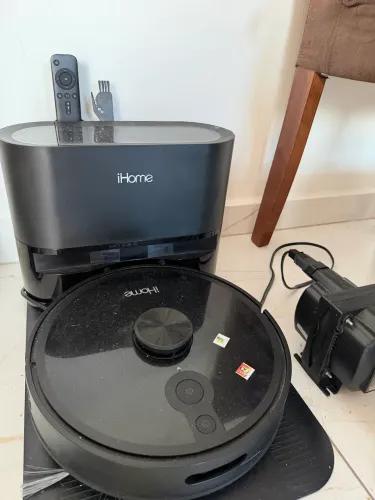Aspirador Robô iHome AutoVac Nova com Base Auto-Esvaziadora - 1 ano de uso