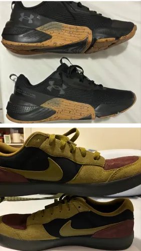 COMBO com 2 tênis: (Nike SB Force 5) + (Under Armour TriBase Reps 2)