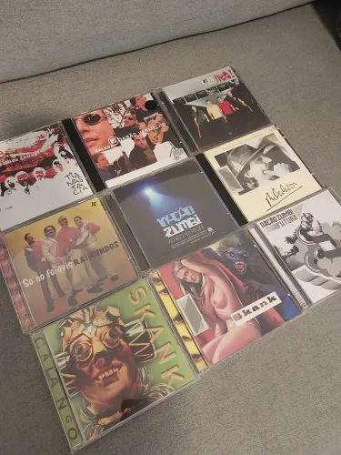 Lote CDs Rock Brasil Nação Zumbi, Skank, Tianastácia