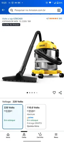 ASPIRADOR WDL 1S 220V BR