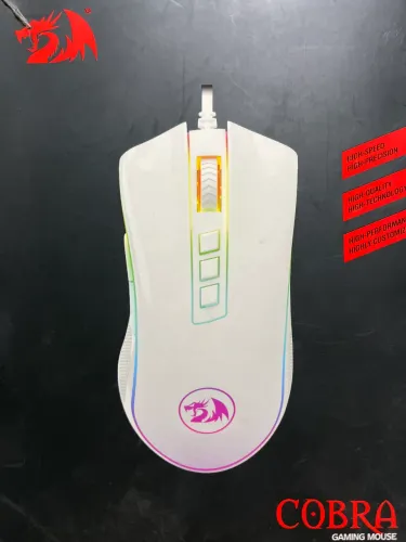 mouse gamer m711 cobra redragon white