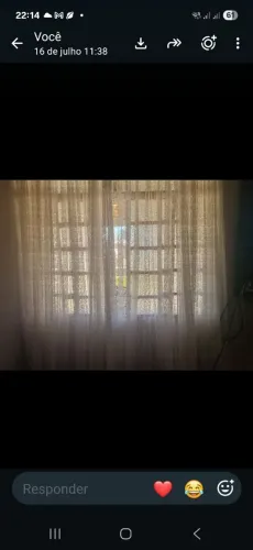 Vendo 1 cortina de renda branca