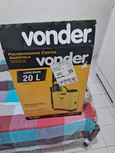 Pulverizado costal novo na caixa