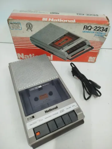 Gravador cassete National revisar