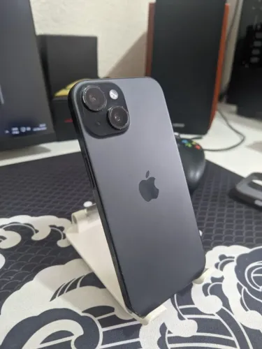 Iphone 15 pego inferior + volta