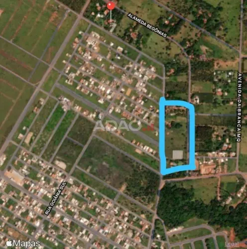 Área em Abadia de Goiás 5 mil m2 Área / Terreno à Venda, 5000.00 por R$ 420000.00 no setor