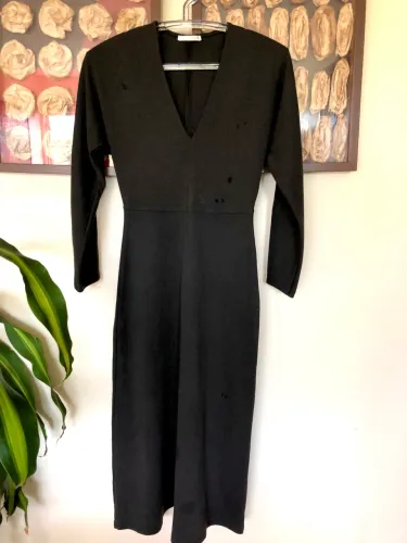 Vestido Zara Preto Manga Longa