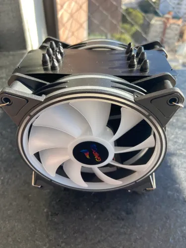 Air Cooler Rise Mode Winter Black, ARGB, AMD/Intel, 120mm, Preto