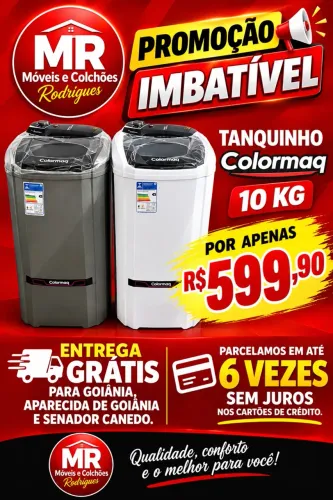 Tanquinho Colormaq 10kg. 